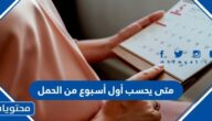 متى يحسب أول أسبوع من الحمل