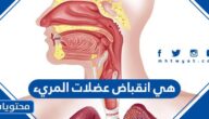 هي انقباض عضلات المريء