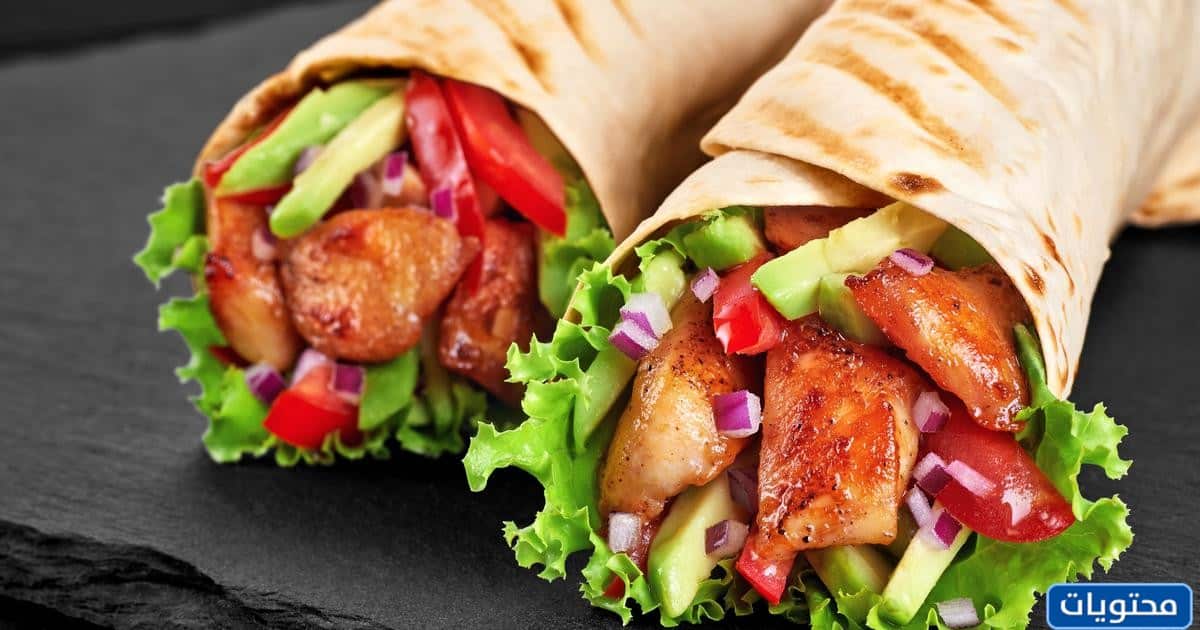 تورتيلا الخضروات والفاصوليا