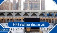 كم عدد حجاج هذا العام 1443