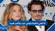 ما هي قضية جوني ديب وأمبر هيرد