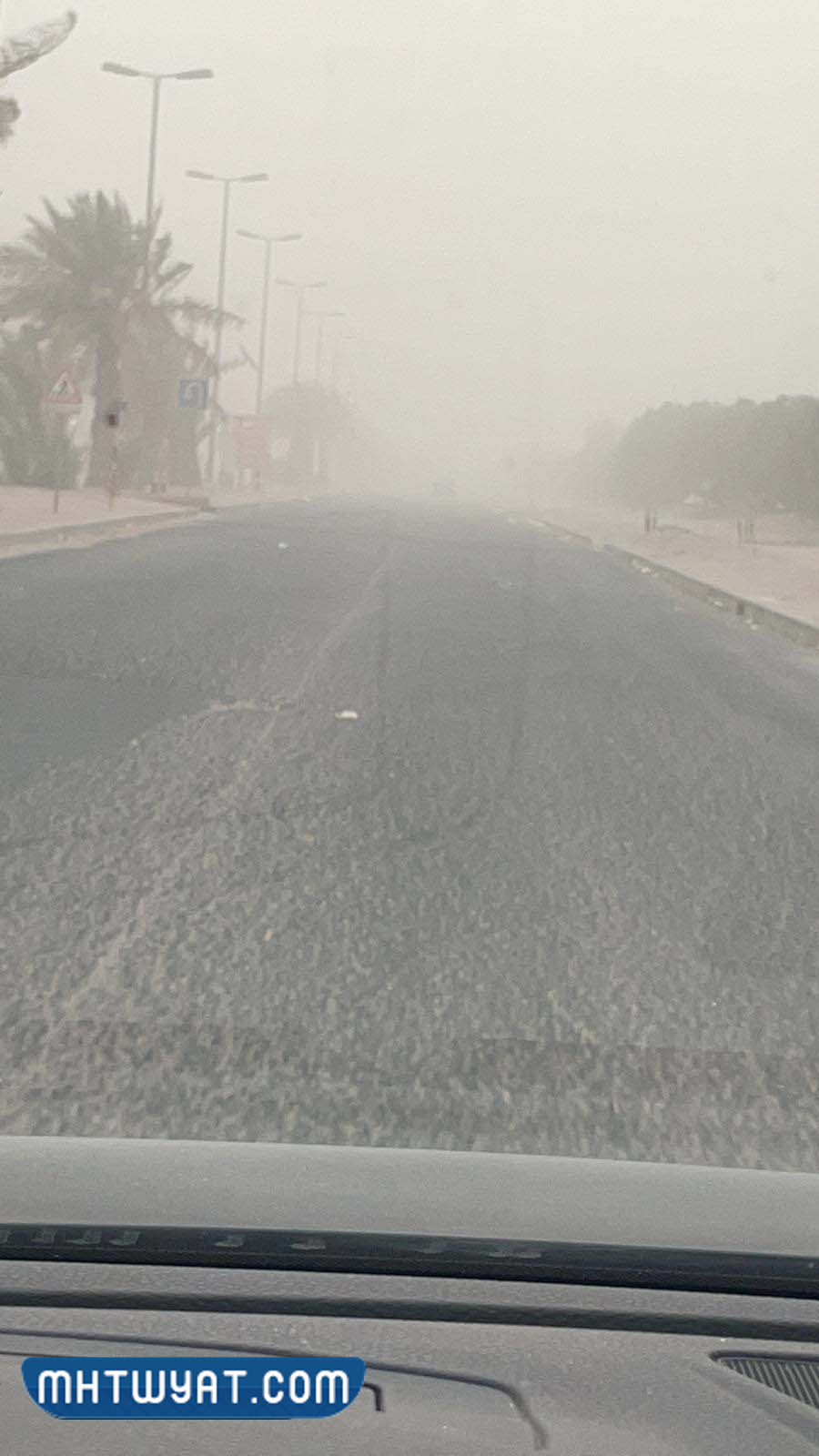 صور العاصفة الترابية في الكويت