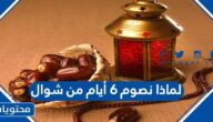 لماذا نصوم 6 أيام من شوال