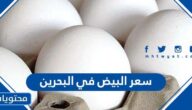 كم سعر البيض في البحرين 2022