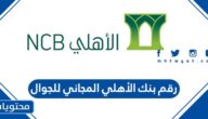 رقم بنك الأهلي المجاني للجوال
