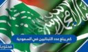 كم يبلغ عدد اللبنانيين في السعودية 2022