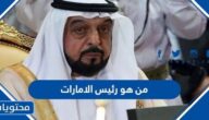 من هو رئيس الامارات