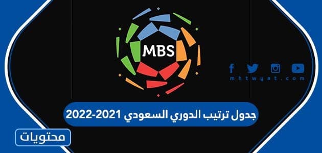 جدول ترتيب الدوري السعودي 2021-2022