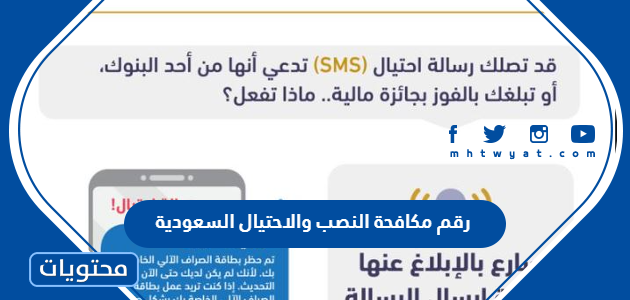 رقم مكافحة النصب والاحتيال السعودية
