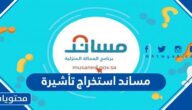 مساند استخراج تأشيرة ، خطوات طلب إصدار تأشيرة إلكترونياً