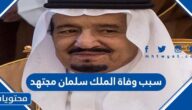 سبب وفاة الملك سلمان مجتهد