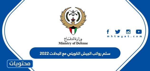 سلم رواتب الجيش الكويتي مع البدلات 2022