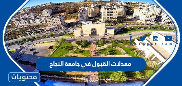معدلات القبول في جامعة النجاح 2025