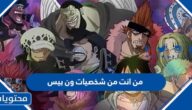 من انت من شخصيات ون بيس