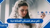 كم سعر فستان الفنانة درة