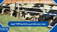 موعد صرف إعانة مربي الماشية 1444 تويتر