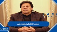 سبب اعتقال عمران خان