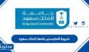 شروط الماجستير جامعة الملك سعود 1447