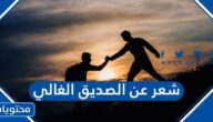 اجمل شعر عن الصديق الغالي مكتوب 2025