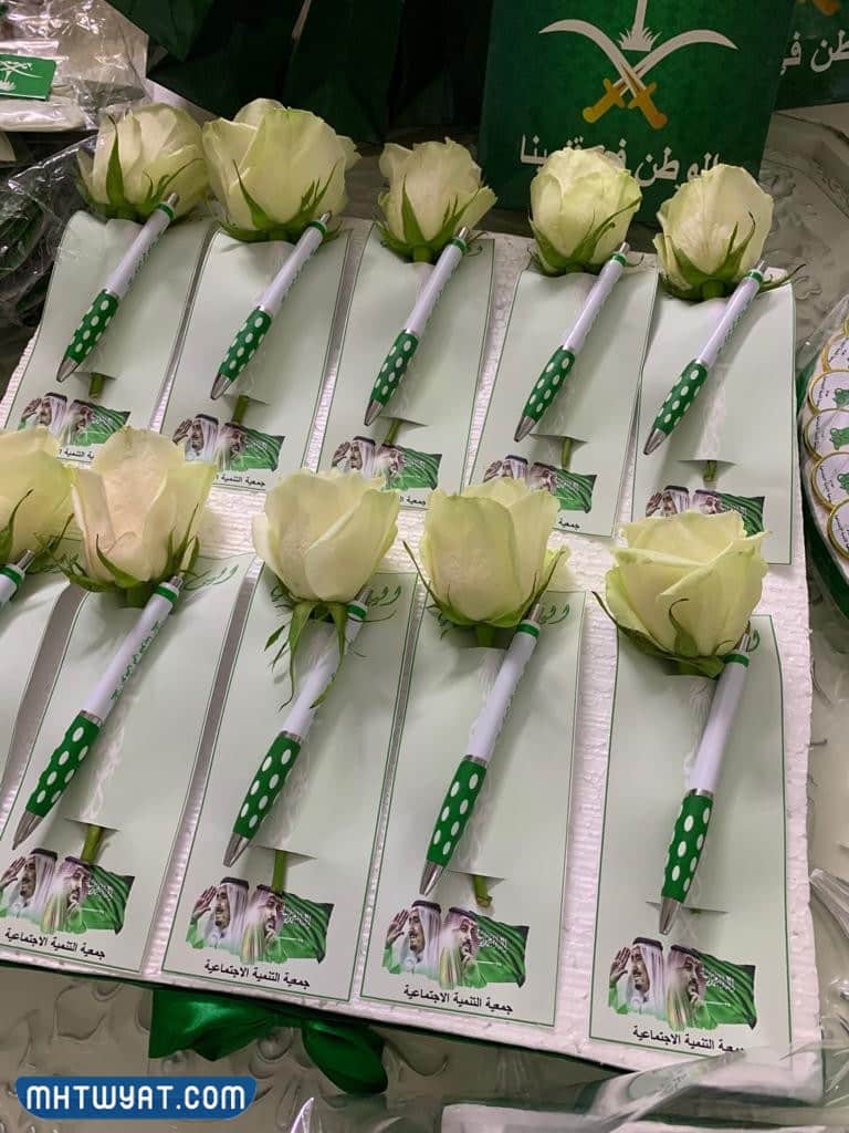 توزيعات ورد اليوم الوطني