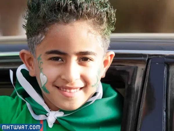 رسومات على الوجه لليوم الوطني السعودي 92 اولاد