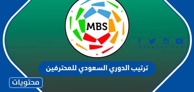 جدول ترتيب الدوري السعودي للمحترفين 2022