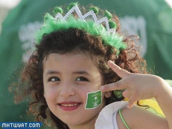 رسومات على الوجه لليوم الوطني السعودي 92 بنات
