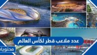كم عدد ملاعب قطر لكأس العالم