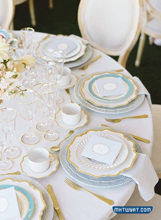 صُحُونٌ تَقْدِيم فاخرة للمناسبات