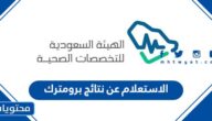 رابط وكيفية الاستعلام عن نتائج برومترك 1444