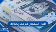 الريال السعودي كم مصري 2022