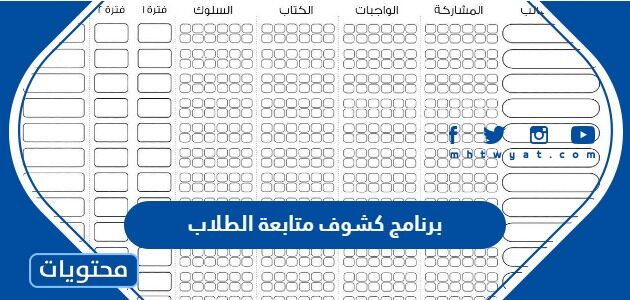 رابط وطريقة تحميل برنامج كشوف متابعة الطلاب 1447