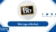 رابط بلاك بورد kau الجديد 1445