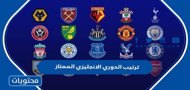 جدول ترتيب الدوري الانجليزي الممتاز 2022 – 2023