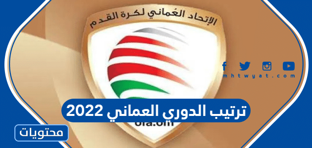 جدول ترتيب الدوري العماني 2022