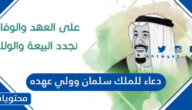 دعاء للملك سلمان وولي عهده 1446 أجمل دعاء لخادم الحرمين الشريفين