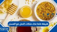 طريقة خلط غذاء ملكات النحل مع العسل