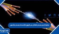 عملية شحن جسم متعادل عن طريق ملامسته بجسم مشحون