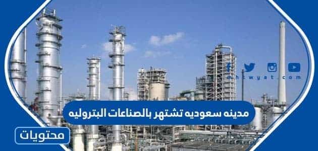مدينه سعوديه تشتهر بالصناعات البتروليه