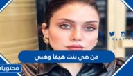 من هي بنت هيفا وهبي