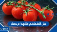 هل الطماطم فاكهة ام خضار