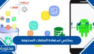 يمكنني استعادة الملفات المحذوفة
