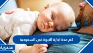 كم مدة اجازة الابوة في السعودية 1447
