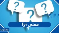 fyi معنى
