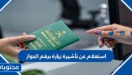 استعلام عن تأشيرة زيارة برقم الجواز 1447 في السعودية