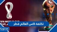 كم تبلغ تكلفة كاس العالم قطر 2022