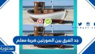 جد الفرق بين الصورتين ضربة معلم