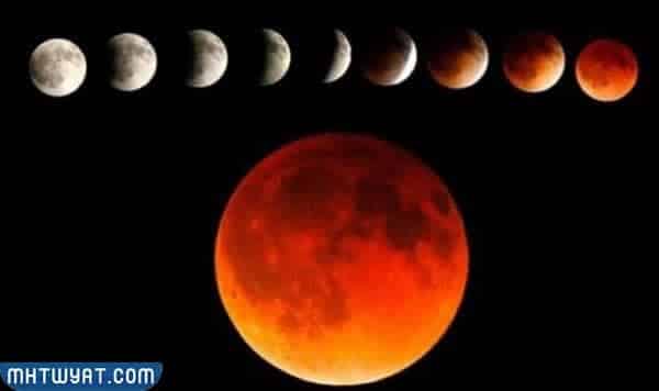 صور خسوف القمر الدموي1