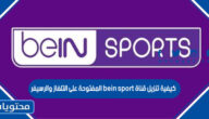 كيفية تنزيل قناة bein sport المفتوحة على التلفاز والرسيفر