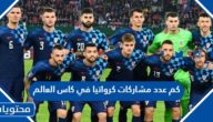 كم عدد مشاركات كرواتيا في كاس العالم